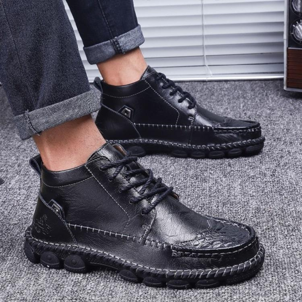 Men’s Ankle Boots | Rugged Lace-Up