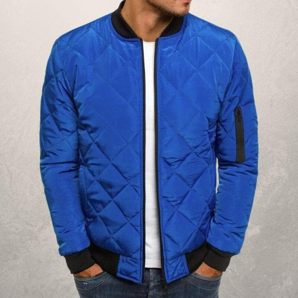 Men’s Bomber Jacket | Quilted Wind Resistant