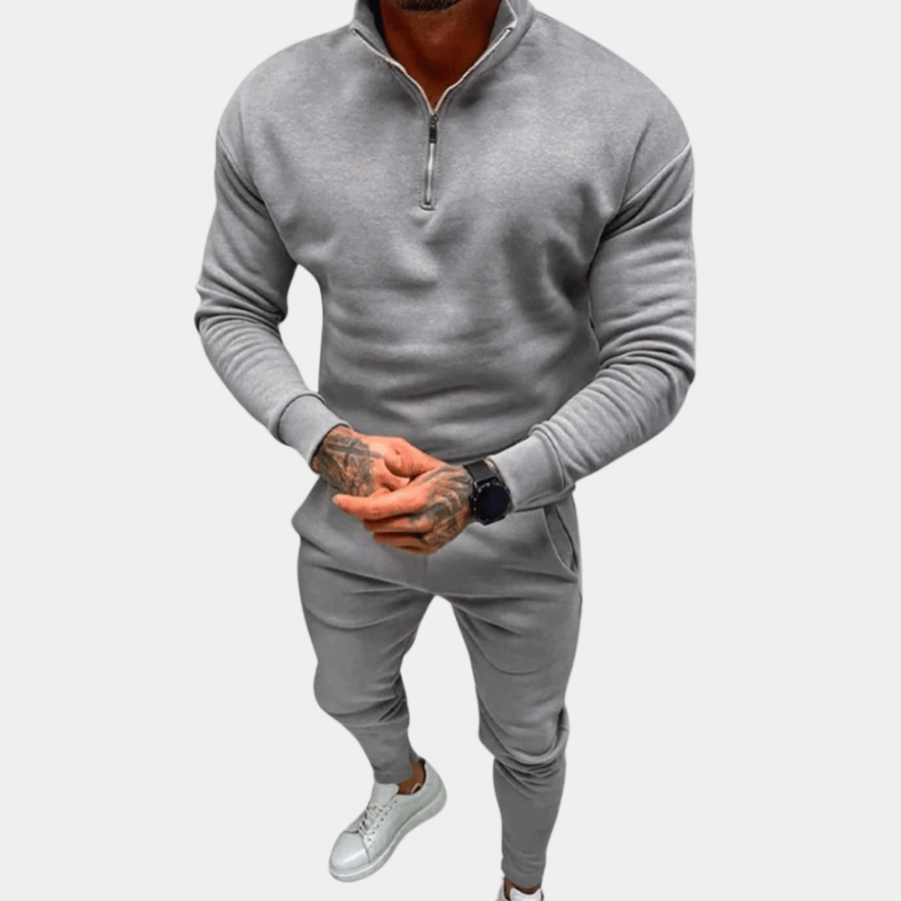Men’s Zipper Sportswear Set | Autumn Casual