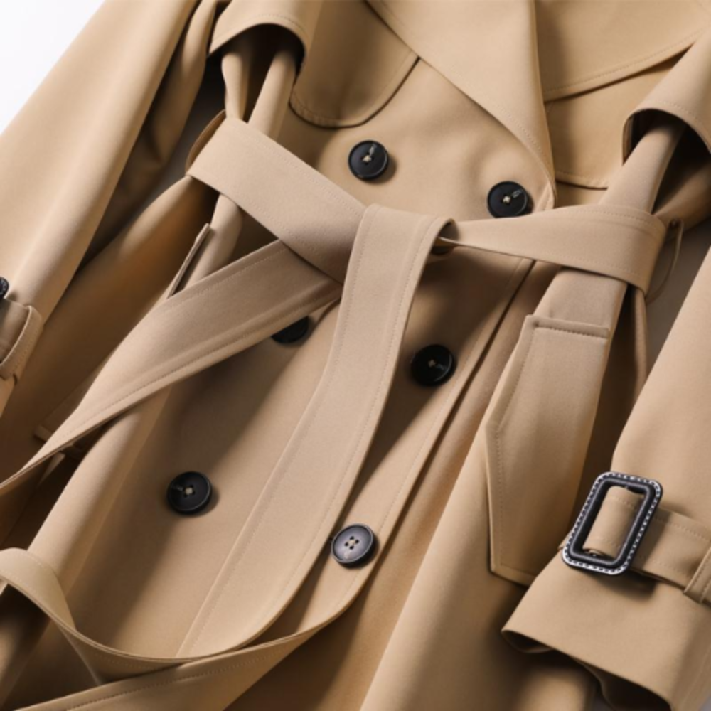 Women’s Lightweight Classic Trench Coat | Mid-Thigh