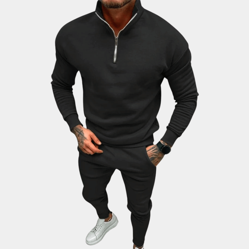 Men’s Zipper Sportswear Set | Autumn Casual