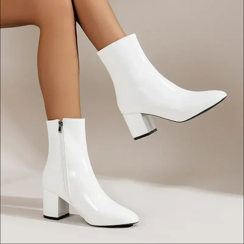 Women’s Ankle Boots | Pointed Toe Block Heel