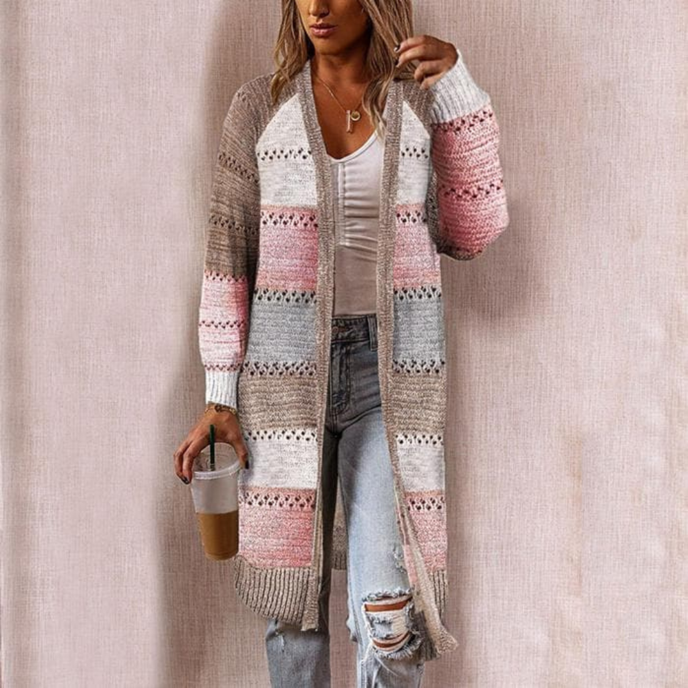 Women’s Cardigan | Long Open Front