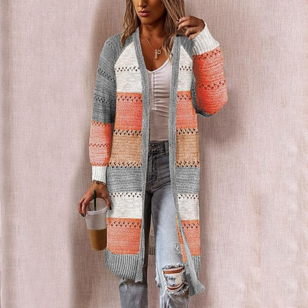 Women’s Cardigan | Long Open Front
