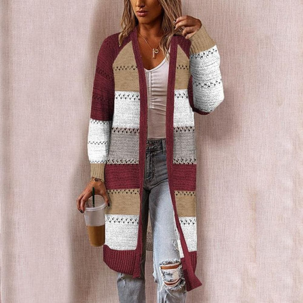 Women’s Cardigan | Long Open Front
