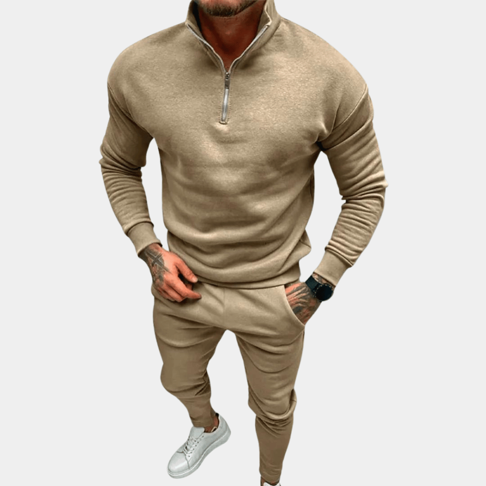 Men’s Zipper Sportswear Set | Autumn Casual