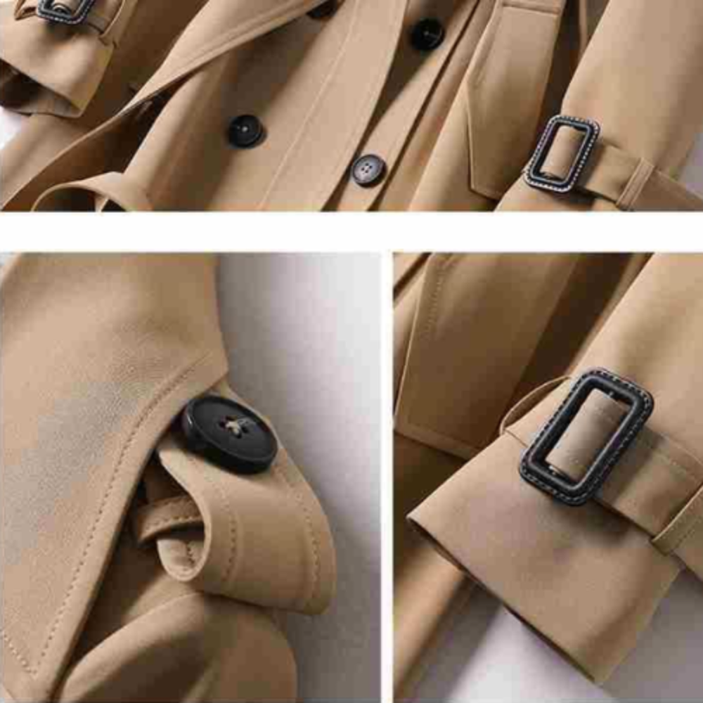 Women’s Lightweight Classic Trench Coat | Mid-Thigh
