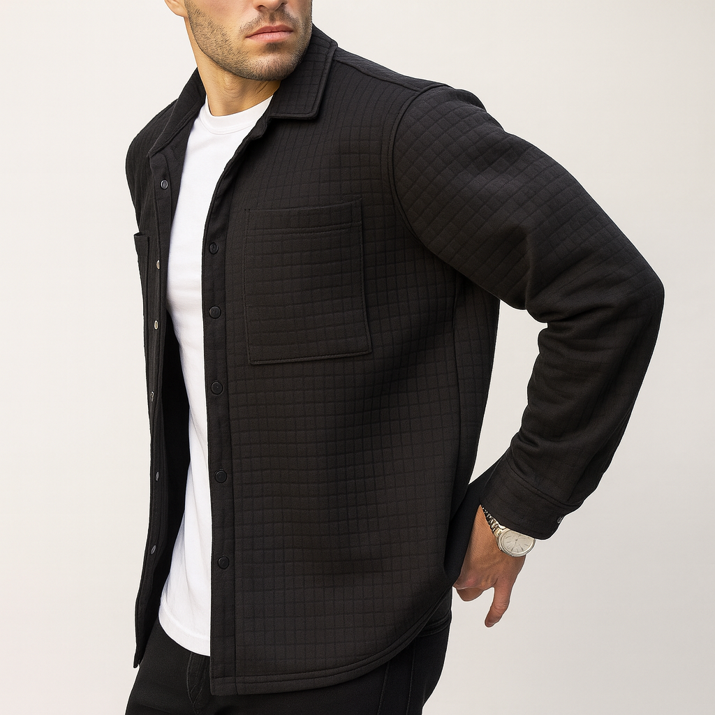 Men’s Quilted Shirt Jacket | Relaxed Casual Layer