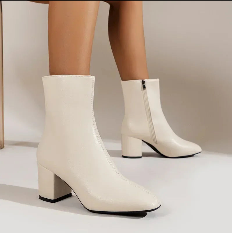 Women’s Ankle Boots | Pointed Toe Block Heel